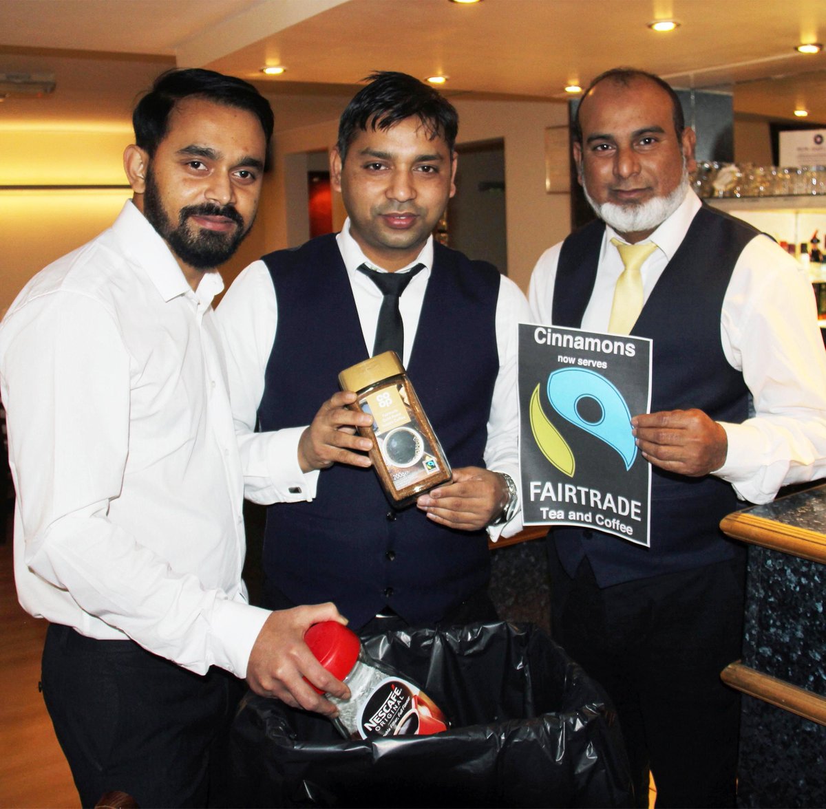 FairtradeUK's tweet photo. Congratulations to Wheatley for being our #CommunityoftheMonth! 🎉
They were recently awarded their #Fairtrade status and have organised community activities from bake sales to wine tastings and Fairtrade switches at local restaurants.
Get involved > https://t.co/nfKDo2oCLW https://t.co/1zzbnU06ee