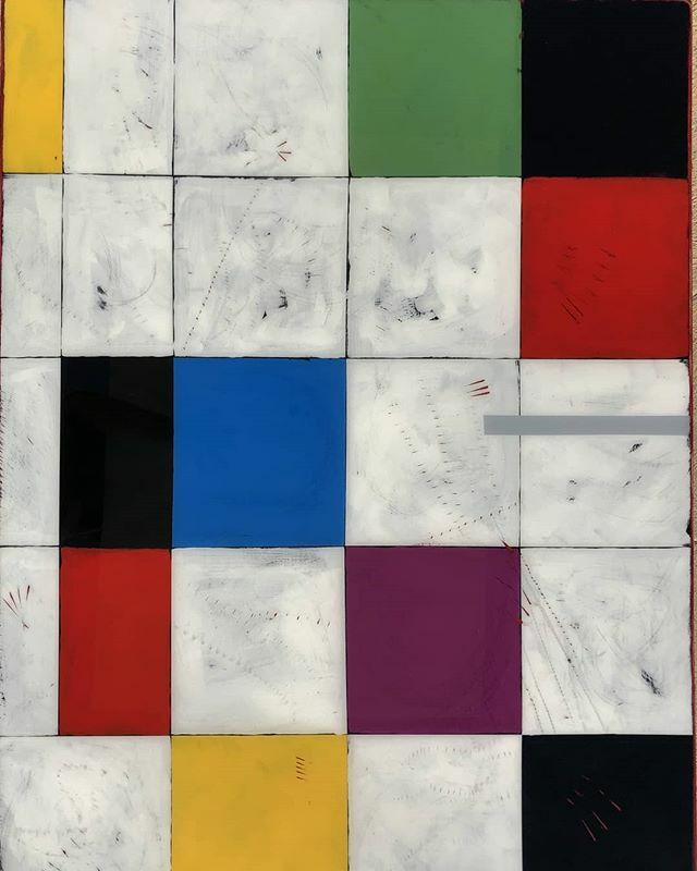 ARTFAIR ANNOUNCEMENT: Ricky Hunt. Visit us at booth #1212 at the <a href="/laartshow/">LA Art Show</a> or booth #517 <a href="/artpalmsprings/">Intersect Palm Springs</a> to see Hunt's mixed media minimalist works. .
.
.
.
#seeart  #laartfair #artfair #la #palmsprings #artpalmsprings #laartshow #ArtPalmSprings2020 #color #thingstodo #artw…