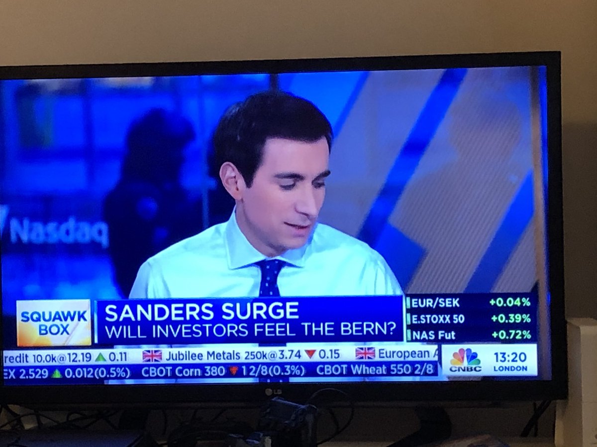 CNSBC: Sanders Surge - Will Investors feel the Bern?
