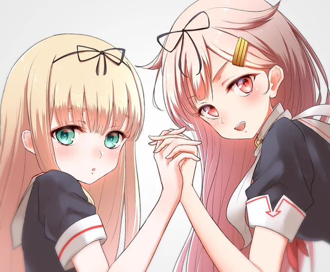 「ふたりはポイキュア!」

「「提督さん、私達のどっちが好きっぽい?」」

#艦これ #夕立 