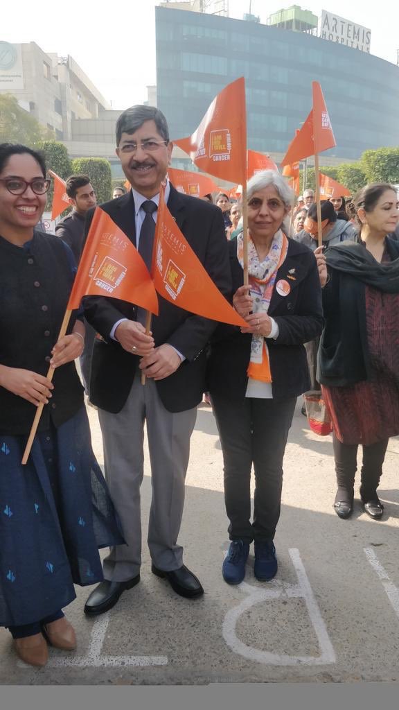 teamyoddhas's tweet photo. Yoddhas as Associate Partners at Artemis Hospital Gurgaon at the event on 02 Feb. 
Col Ravi Mandla (Retd) shared the journey of our Founder Mr. Rahul Yadav and Advisor Maj Gen S N Yadav (Retd). The event ended with the Symbolic Walk and Launch of Cancer Awareness Campaign 2020. https://t.co/iCPrl0924z