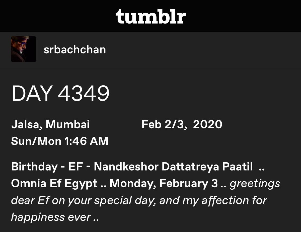 OmniaABEF's tweet photo. @SrBachchan Thank you Amitji.. I'm really happy https://t.co/6TihGhvYga