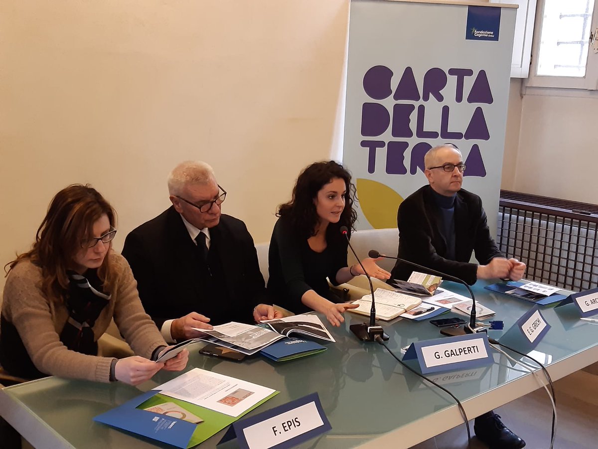 ❗️FESTIVAL CARTA DELLA TERRA 2020
Presentato ufficialmente questa mattina il Programma della quinta edizione del Festival Carta della Terra promosso da #fondazionecogeme.
Non perdetevi tutte le date del Festival, consultabili sul nostro sito fondazione.cogeme.net