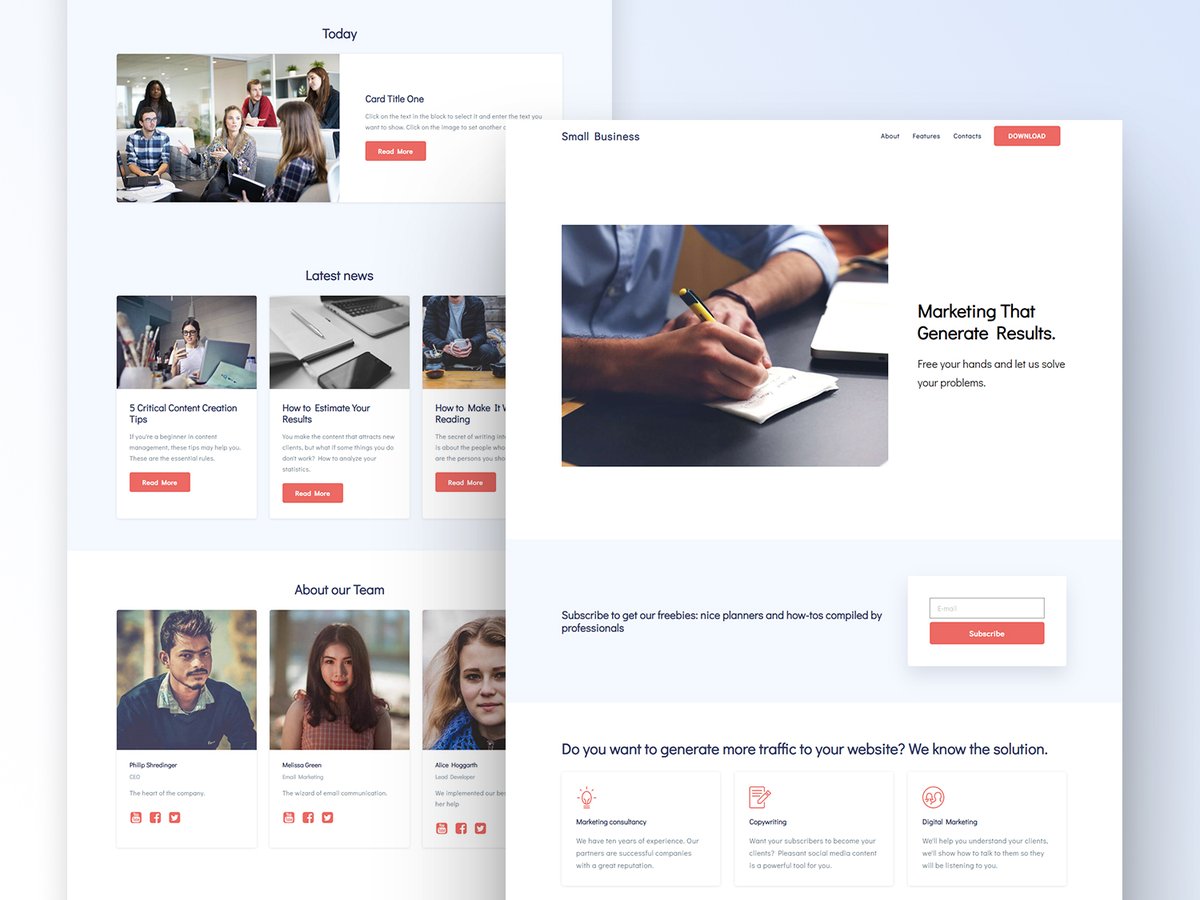 8bsite's tweet image. 8b Best Website Builder For Small Business

Create a Small Business Website: 8b.com/how-to/create-…

There are lots of ways of how to create a business website, but what is the easiest and most effective one
8b offers a bunch of options for you build an attractive website!