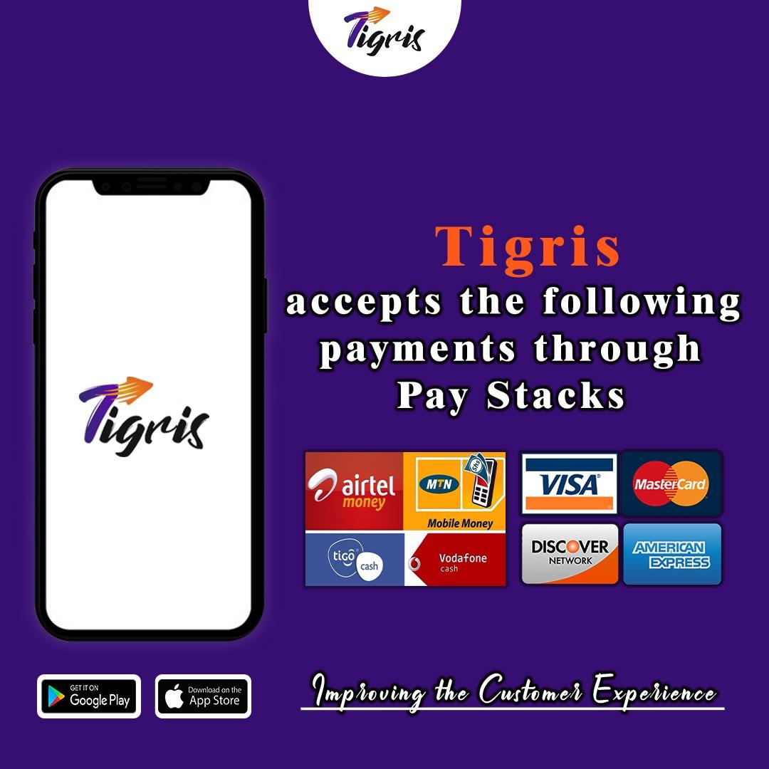 tigrisGhana's tweet photo. Now no need for small change wahala. Pay digitally on tigris app via Pay stack https://t.co/1tWqEid4A3