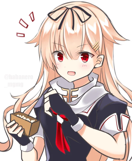 夕立
#艦これ版深夜の真剣お絵描き60分一本勝負
#艦これ版真剣お絵描き60分一本勝負_20200203 