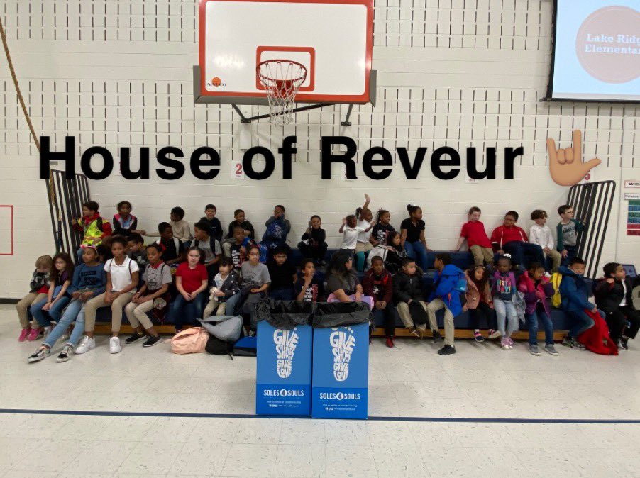 Because of everyone that contributed at Lake Ridge, House of Reveur’s Service Project was a HUGE success! Collectively, our grand total was over 200 pairs of shoes! Thank you ALL for your generosity & help! ❤️#GiveShoesGiveLove #LRENoFinishLine @LRELonghorns @Soles4Souls