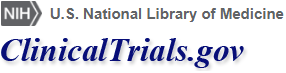 NIH US National Library of Medicines ClinicalTrials.gov logo