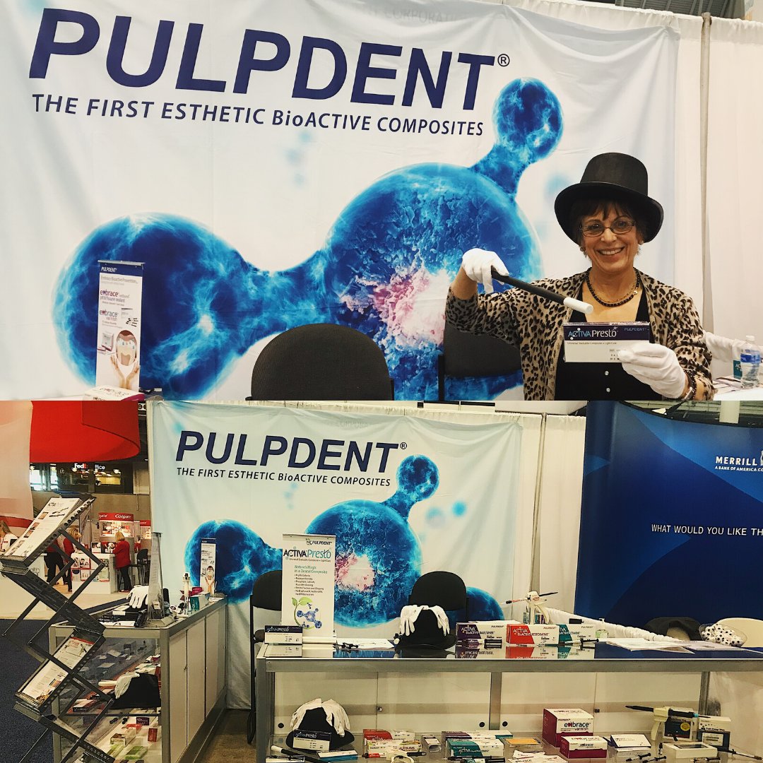 PulpdenTweets's tweet photo. Some photos from last week's Yankee Dental Congress.. Thank you everyone who stopped by!

#Yankee #Yankee2020 #YankeeDental #YankeeDental2020 #YankeeDentalCongress #YankeeDentalCongress2020 #Pulpdent #PulpdentCorporation #Dentist #Dental #Dentistry #ACTIVA #ACTIVAPresto https://t.co/loxIhjmhGW