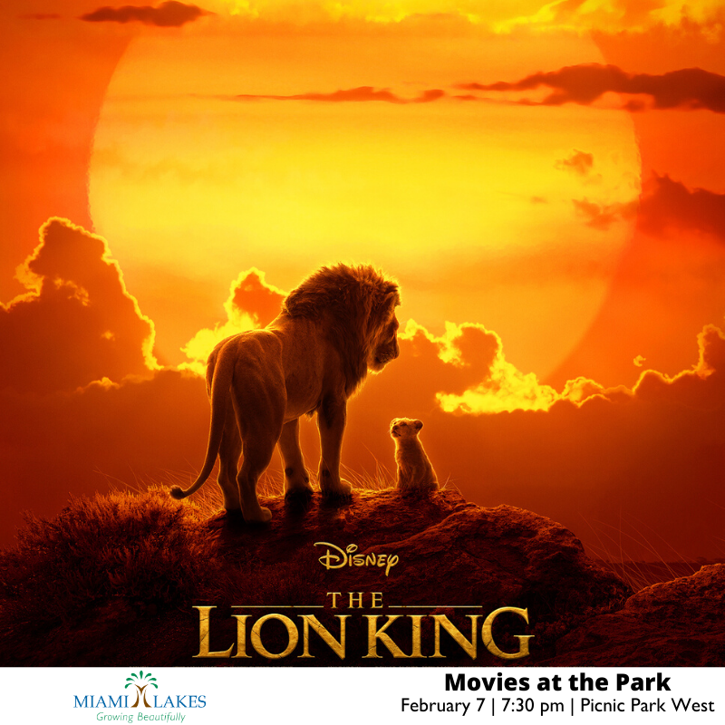 MiamiLakesNews's tweet photo. Letβs have a roaring good time at Movies at the Parkπ³ on February 7 at 7:30 PMβ° at Picnic Park West (15151 NW 82nd Ave)! π¦ It's only four days away! π
Free tickets on https://t.co/q4LUIwK5q6 ποΈ #TOMLParksAndRec #iHeartMiamiLakes #GrowingBeautifully https://t.co/0iGRRtv6rN