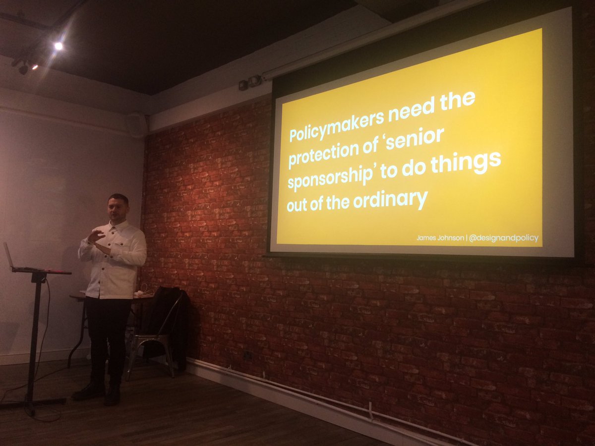 Need protection of senior sponsorship to do things out of the ordinary