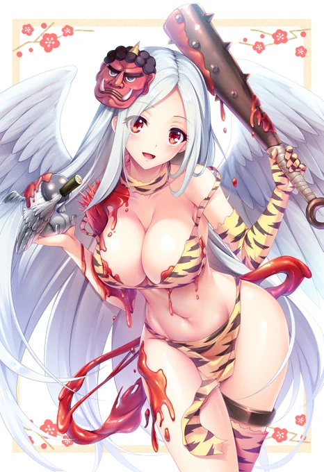 去年の節分ディアブロ人化verの着彩😉
豆要素がない(*'▽')
#데차 #デスチャ 

※心太さんに(@tokoLOten_)に着色して頂きました 