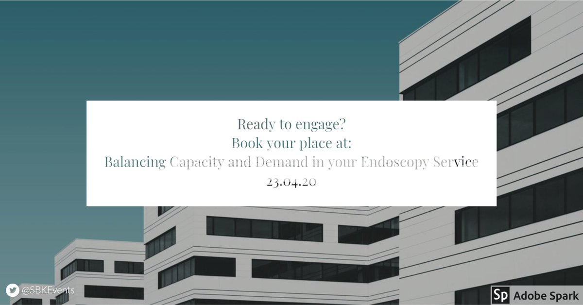 SBKHealthcare's tweet photo. Balancing Capacity and Demand in your Endoscopy Service
📍 Liverpool
📆 23.04.20
Book your place by visiting: https://t.co/JsyliT3CHm
#endoscopy #event #nhsevent #nhsconference https://t.co/5HTCQp1Si8
