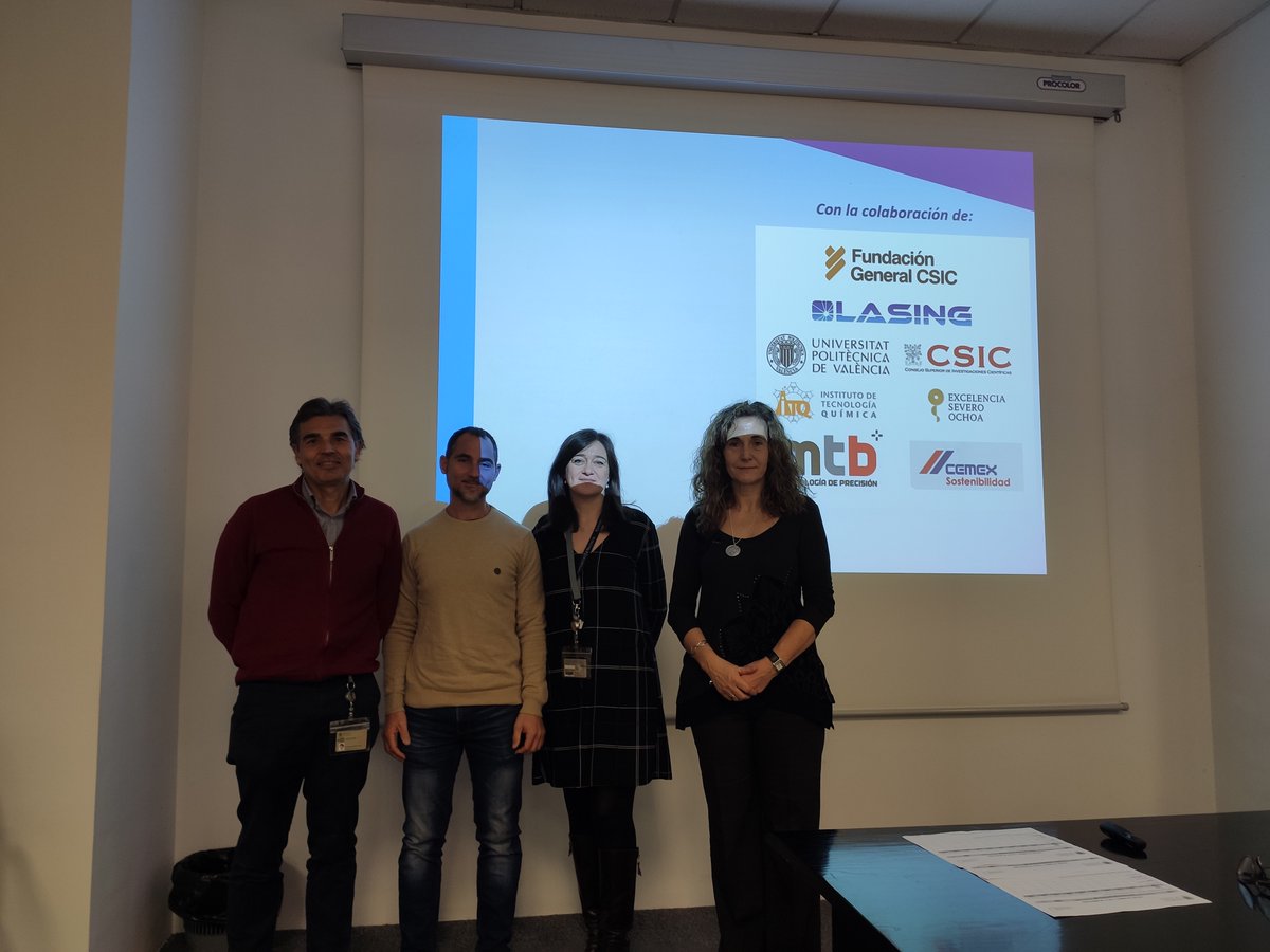 VirLhiaubet's tweet photo. Hoy hemos empezado la II Escuela de Fotólisis de Destello Láser, organizada por el @ITQ_UPVCSIC del 3 al 7 de febrero.
@CSIC @CSICval @FGCSIC @UPV @RSEQUIMICA @CEMEXEspana @mtb_espana @LasingSA https://t.co/9ANkPwx2CS