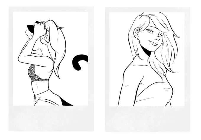 A lil catradora preview for the zine ? 