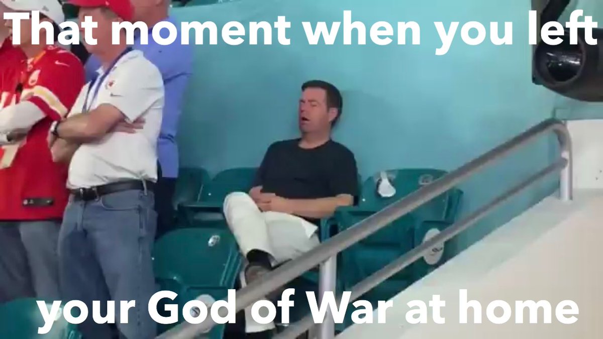 CenturionLabz's tweet photo. Don’t be like #SuperbowlSleeper, remember your God of War 😂🏈
#SuperBowlLIV #chiefs #SleeperBowl
.
.
.
#centurionlabz #supplements #gym #gains #preworkout #bodybuilding #fitness #crossfit #workout #liftingweights #strongman #powerlifting #strongwoman #health #jointhelegion https://t.co/bQyvbmYogT