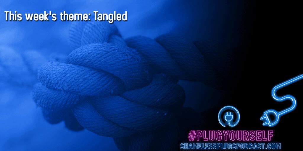 PlugsPodcast's tweet photo. #WritingCommunity, show yourself some love. #PlugYourself

Give us your best line, microfiction, poem or whatever else you like about this week's theme: tangled.

The theme can be used as inspiration, and doesn't have to appear in your tweet.
#WritingPrompt https://t.co/zZNmahAVwp