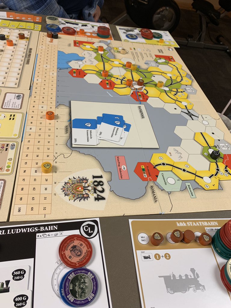 All I can say is that it is a good thing <a href="/BadgerWyo/">WyoBadger</a> doesn’t live any closer or I wouldn’t get anything done other than playing 18XX games 5 full games and another half of one that was interrupted by the Super Bowl in parts of 3 days, plus I was introduced to the <a href="/GameMadison/">Madison Train Game Club</a> guys