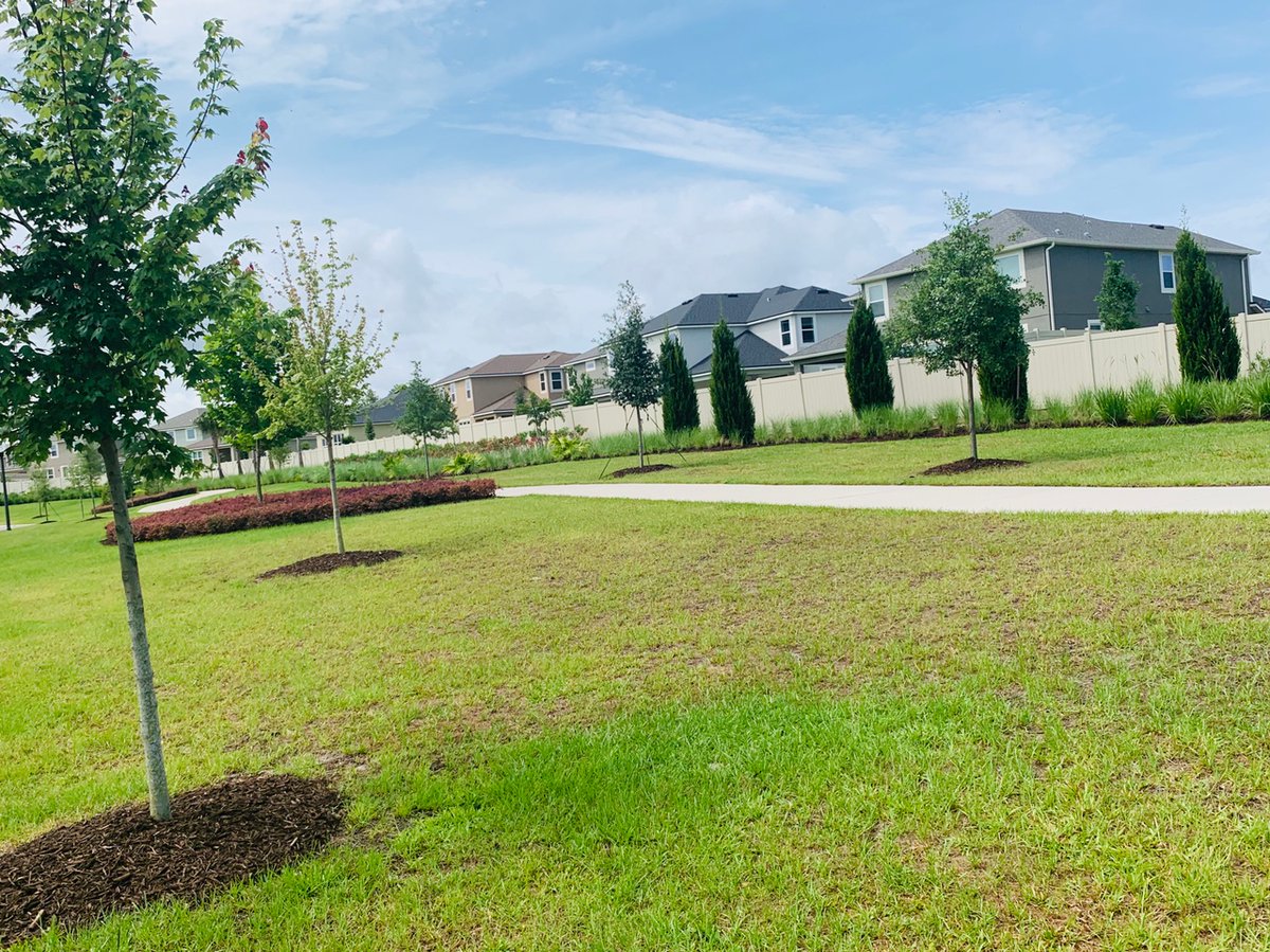 RaynorShine_us's tweet photo. Having a layer of mulch adds needed insulation for your trees and bushes during the winter when the temperature drops a little. Even in Florida our landscaping needs that extra love this time of year! #MulchMonday #RaynorShine https://t.co/0PLEVSi9bg