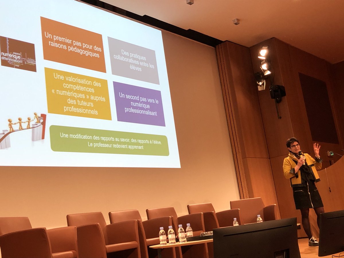MyriamMazoyer's tweet photo. #numecogest Nadège Sevestre présente un travail de @acnantes sur : immersion et réalité virtuelle pour la formation en #bacprocommerce https://t.co/UFz3SbjEIu