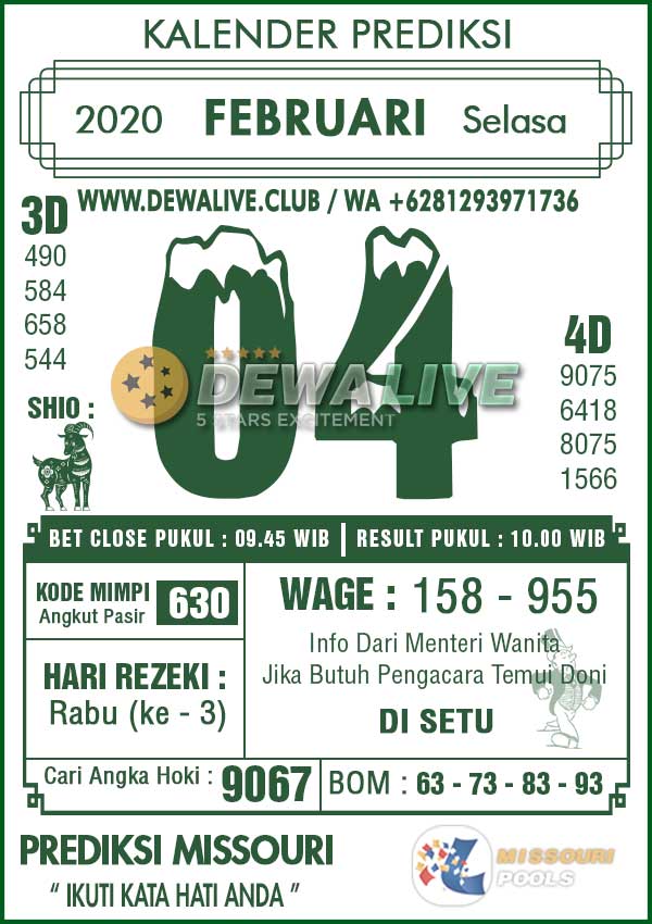 dewalive2's tweet photo. #Missouri #Dewalive #Prediksi #Prediktor #Togel #Toto #TogelOnline #BO #BandarOnline #AngkaAjaib #TebakAngka #AngkaJitu #Ramalan https://t.co/kAf5mcwVXJ