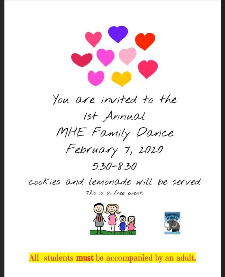 Friday!!! Students MUST be accompanied by an adult￼!!