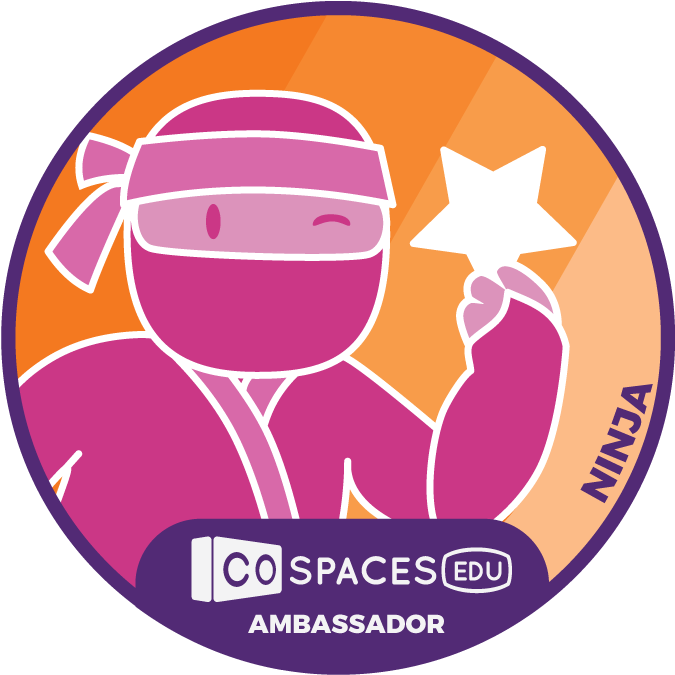 Starting out February as a new CoSpaces Edu Ambassador! So excited to be a part of this awesomely creative AR/VR blockbuster tool. I have a code to get you going with a free trial account. You'll be hooked, too, on @CoSpaces_Edu !