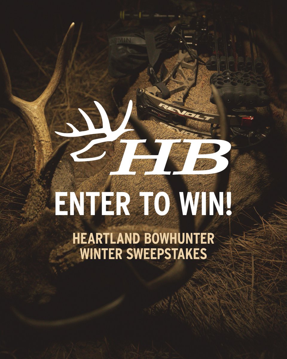 BowtechWomen's tweet photo. Want to win free gear? We partnered with Heartland Bowhunter in a mega giveaway of some great prizes! Follow this link to find out how you can enter to win.
https://t.co/wcJjeD5WBv

#bowtech #bowtecharchery #heartlandbowhunter #giveaway https://t.co/D4VzuSz8Zf