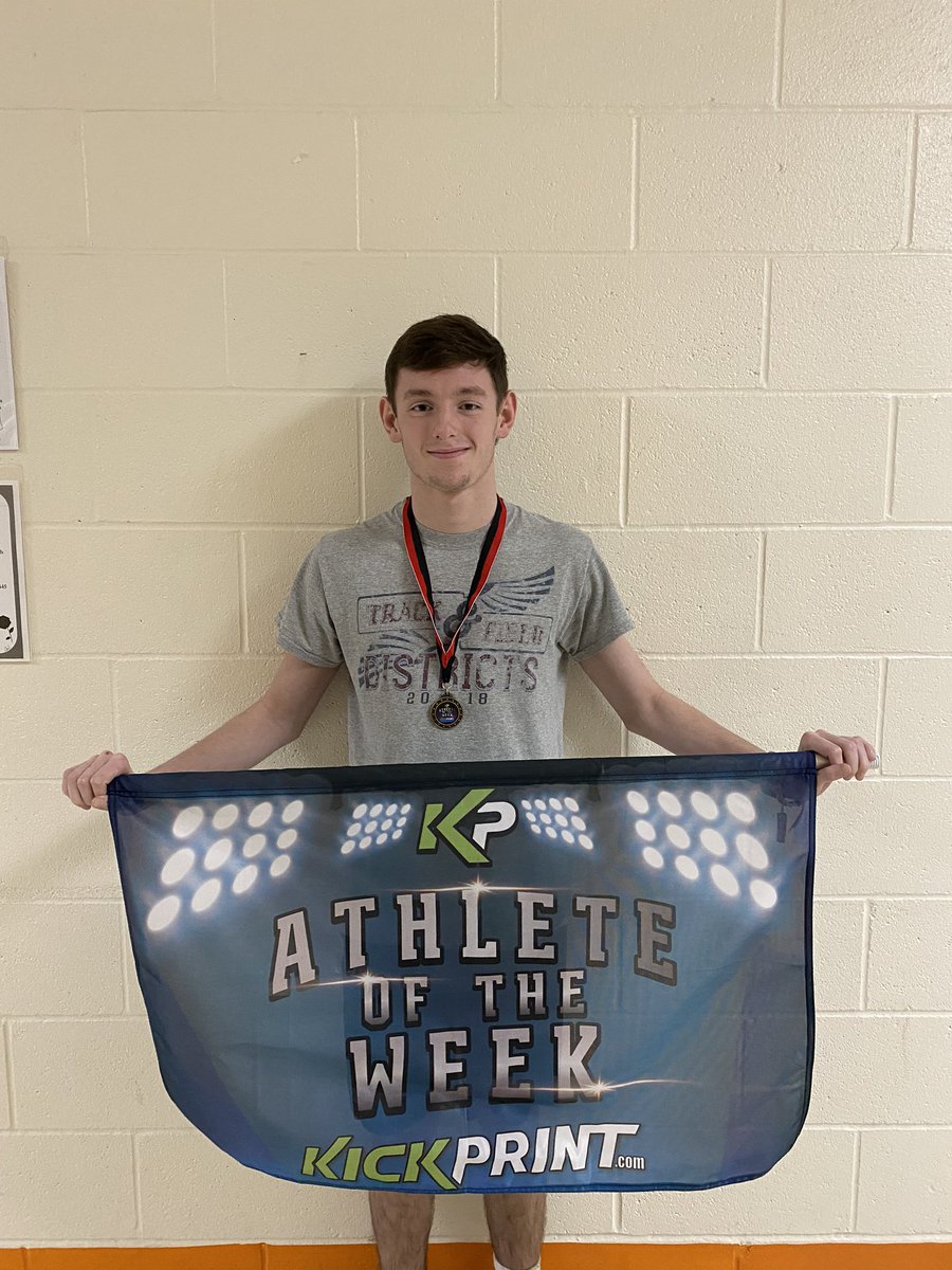 unionwildcats's tweet photo. Congrats to our Athletes of the week for the month of January sponsored by KickPrint!  BBB - Colin Gerdel, BWR- Dominick Beine, GBB - Jessi Clark, GWR - Bri Keiser https://t.co/BZ91toLwGW