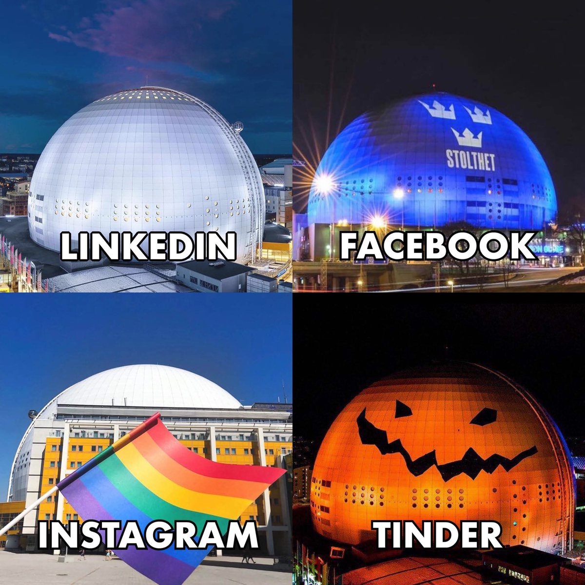 Get you an arena that can do it all 😜🌐 #DollyPartonChallenge #EricssonGlobe