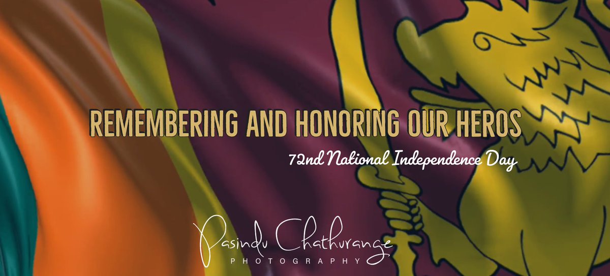 071pasindu's tweet photo. Remembering and honoring our heroes.
72nd independence day of sri lanka
#IndependenceDay #SriLanka https://t.co/UMgujO6mJw