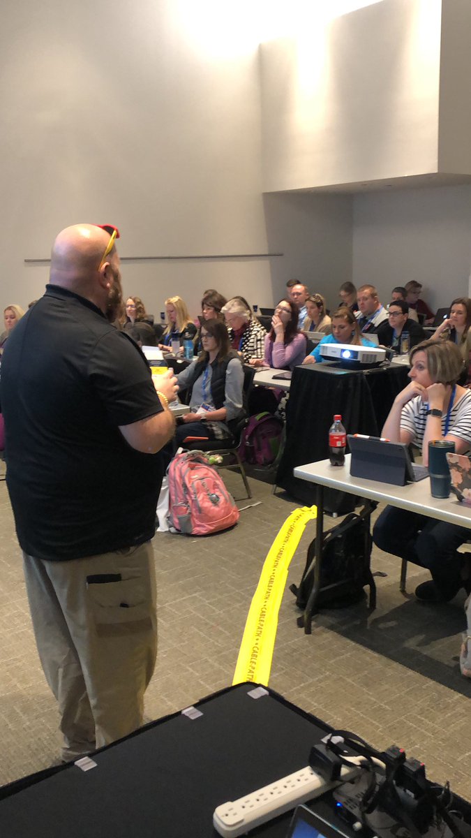 #tcea @the_nez bringing brain break 1 today! #birdvillelearns