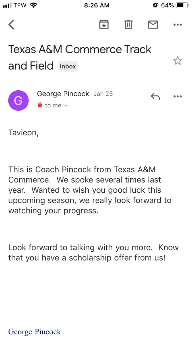 Blessed to receive my first offer to run track in college! <a href="/LibertyEylauAth/">Liberty-Eylau Athletics</a>