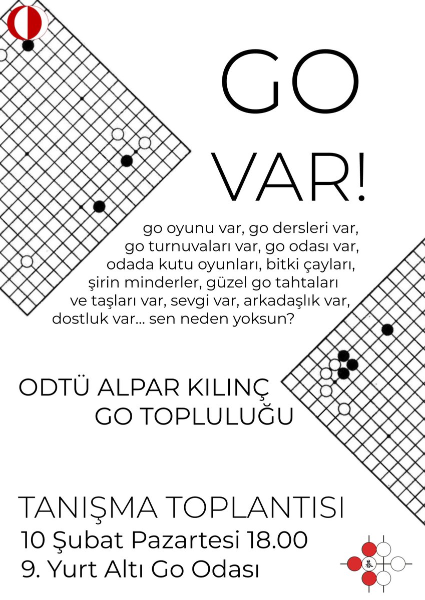 10 şubattaki tanışma etkinliğimize bekleriz 🙂
