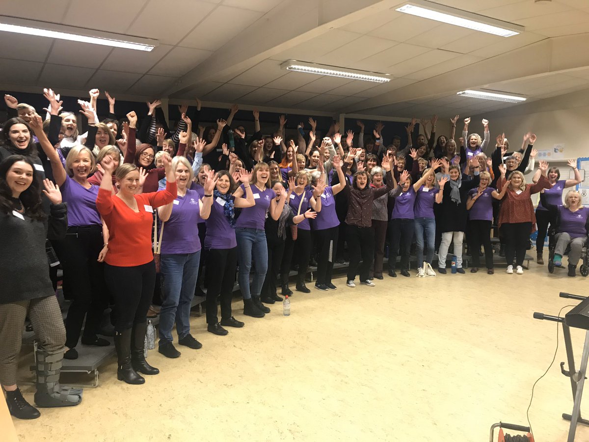 Tonight marks week three of our #SingIntoTheNewYear course! We have had amazing feedback from our course participants and are looking forward to another great rehearsal!