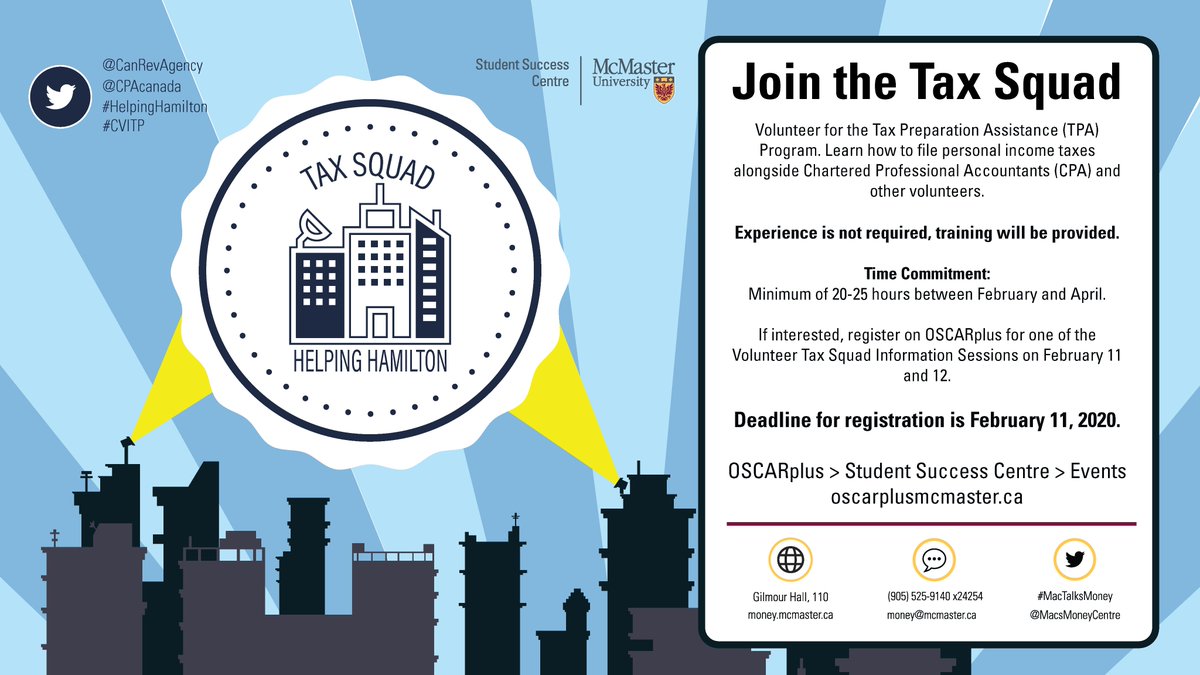 Tax Squad recruitment poster