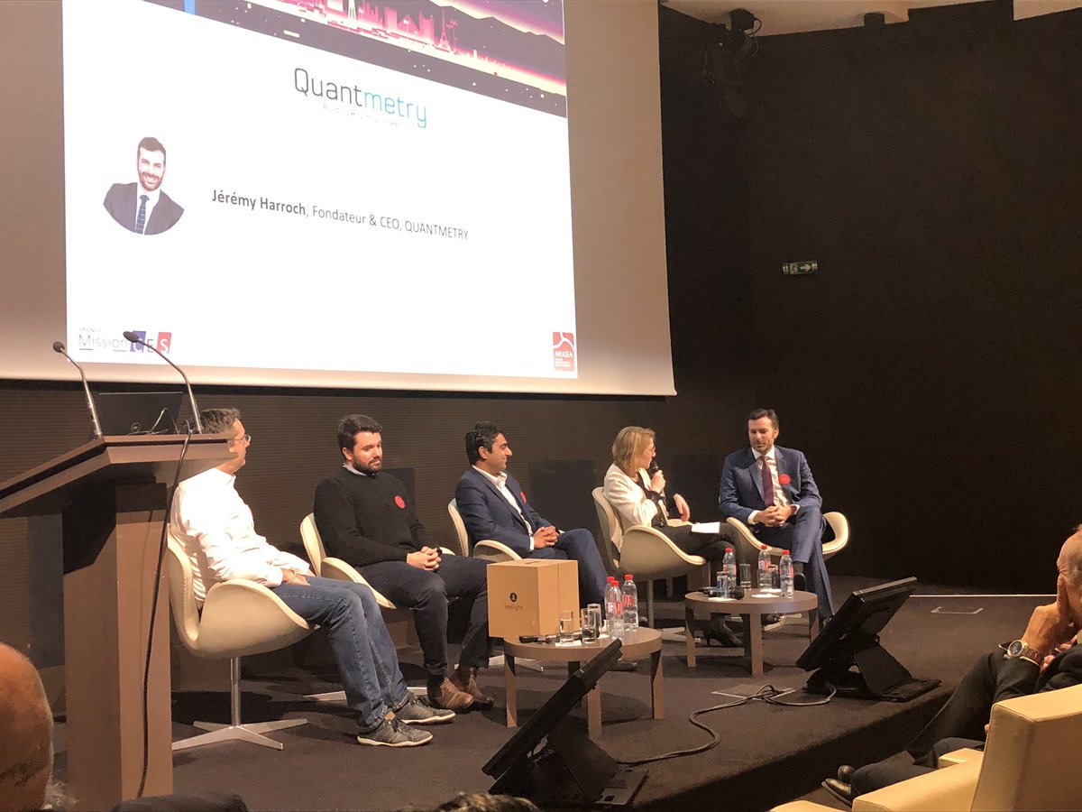 Quatre startups rencontrées au CES viennent témoigner à la soirée de restitution du CES organisée par Arkéa Banque Entreprises &amp; Institutionnels : <a href="/Quantmetry/">Quantmetry - Part of Capgemini Invent</a> <a href="/myfood/">Myfood 🌱</a> <a href="/lexilife_fr/">Lexilife_FR</a> <a href="/OTONOHM/">OTONOHM</a> <a href="/cmarkea/">Crédit Mutuel Arkéa</a> <a href="/nebout_arkea/">Thomas NEBOUT</a> <a href="/ronanLM/">ronan le moal</a> <a href="/PatriciaAlpes/">Patricia</a> <a href="/blanpain_b/">BLANPAIN-B</a> <a href="/LapeyreN/">Nico</a> <a href="/cathgicquel/">Gicquel le G🅰️LL</a>