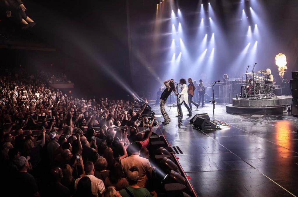 AEROSMITH, PARK THEATER, CONCERT, ROCK MUSIC, BAND, DEUCES ARE WILD RESIDENCY