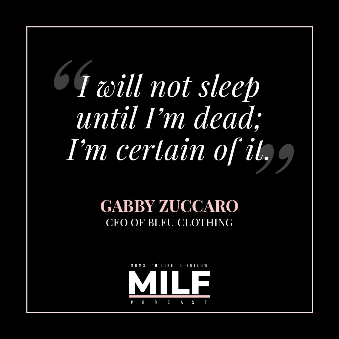 Do you often feel this way, mamas? I know I do when I'm a roll and want to accomplish so many things. For some women, this way of thinking just comes naturally.

Listen to Gabby Zuccaro and I talk about being a hard worker with a specific, passionate goal: milfpodcast.com/85
