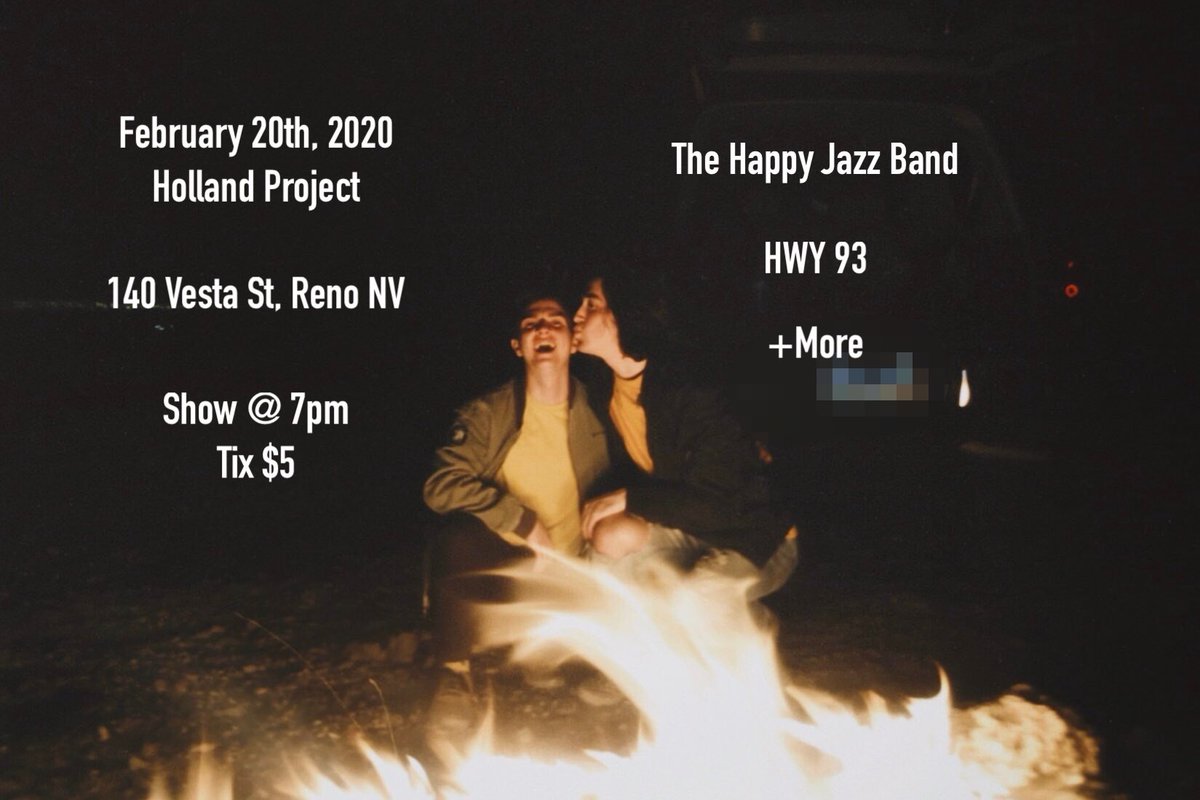 93Hwy's tweet photo. Jake and I are playing our first show in Reno!! We are incredibly stoked, please come by and have a great night with us!! @hollandproject https://t.co/FKOwc7p44t