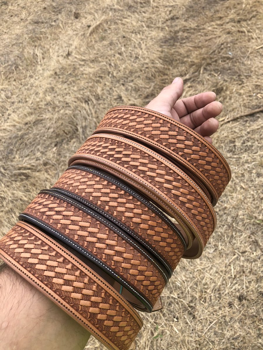 Justus_Seiber's tweet image. Feb 12th will mark 2 years since I started doing leatherwork. To celebrate, I’m doing a giveaway. I’m going to giveaway 1 Basketweave belt. 
To enter: Retweet, and follow me on here and instagram @seabassleather

Randomly selected winner will be chosen on the 12th
