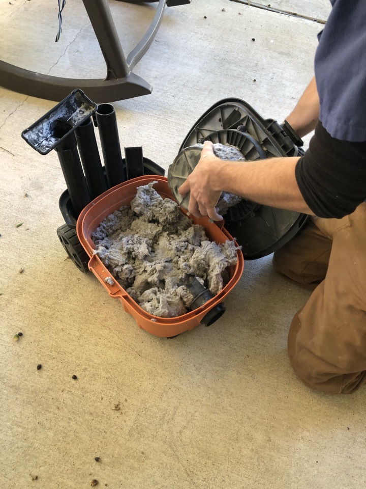 As gross as this looks, it was in a local Kyle customer's dryer vent, reducing dryer performance and creating a serious fire hazard. We're thankful they gave us a call and had the vent thoroughly cleaned!