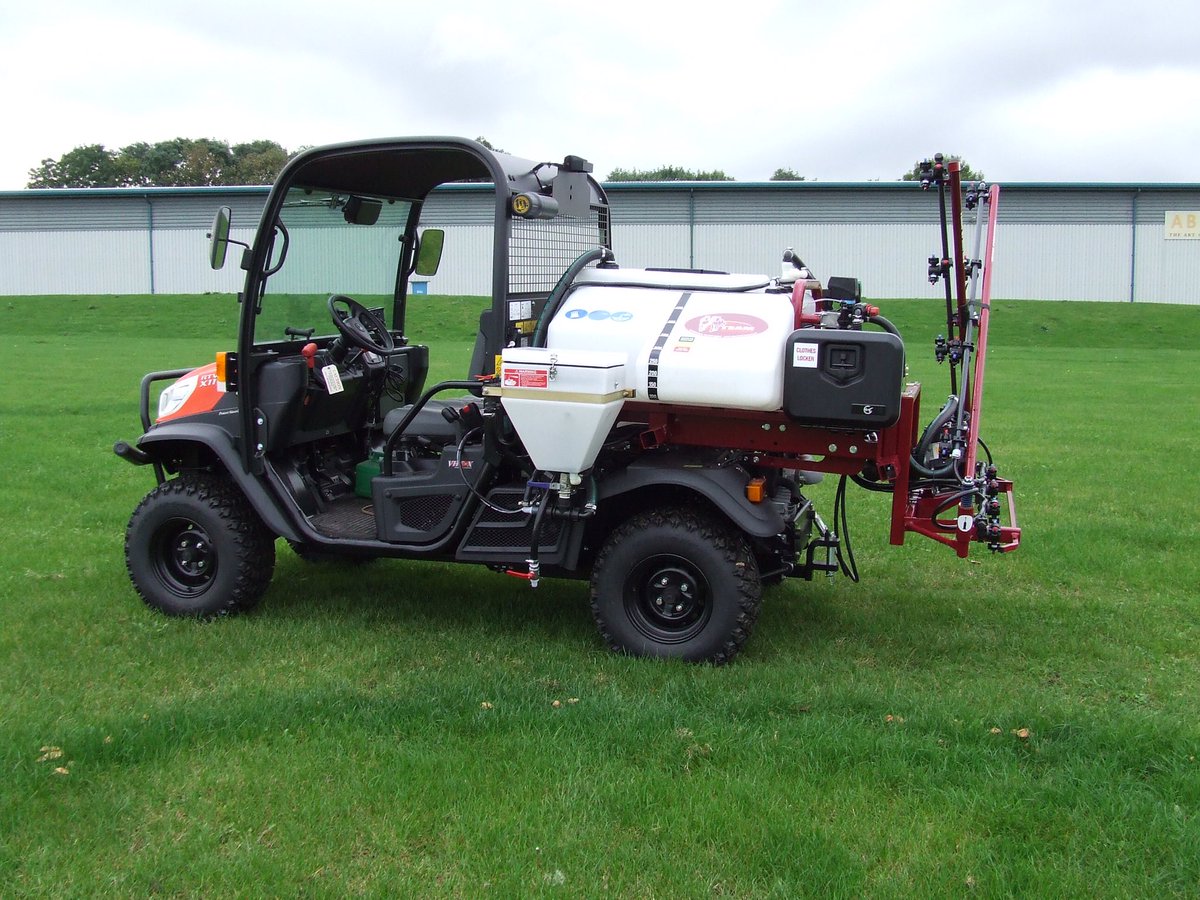 We are pleased to announce that we now have a de-mount team sprayer available for the @KubotaUK RTVX1110. Contact your local representative or DM us for full details #utilityvehicle #sprayer #golfcoursemachinery #sportsgroundmachinery