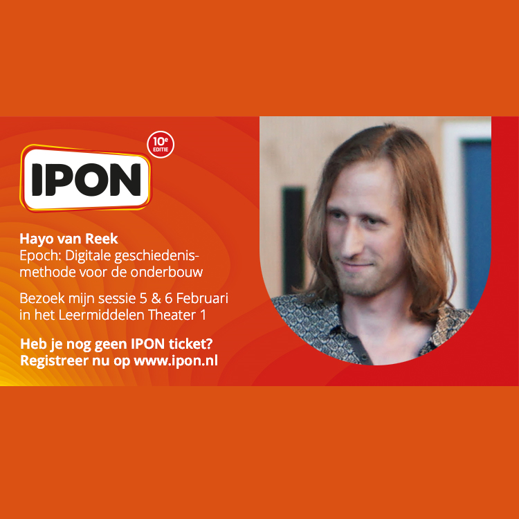 Kom ons <a href="/BarbaarEducatie/">Barbaar Educatie</a>  in het echt bekijken <a href="/IPONevent/">IPON platform over onderwijsinnovatie & ICT</a> 5 feb 10:45 en 6 feb 12:15. Trots dat we twee dagen mogen laten zien wat we gemaakt hebben! #ipon2020 #geschiedenisisleuk #onderwijsvernieuwing #jaarbeursutrecht