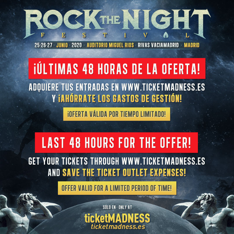 🔥 ¡Últimas 48 horas de la OFERTA sin gastos de gestión! 🔥

Sólo en 👉 ticketmadness.es

:: ::

🔥 Last 48 hours for the OFFER! Save the ticket outlet expenses! 🔥

Only at 👉 ticketmadness.es