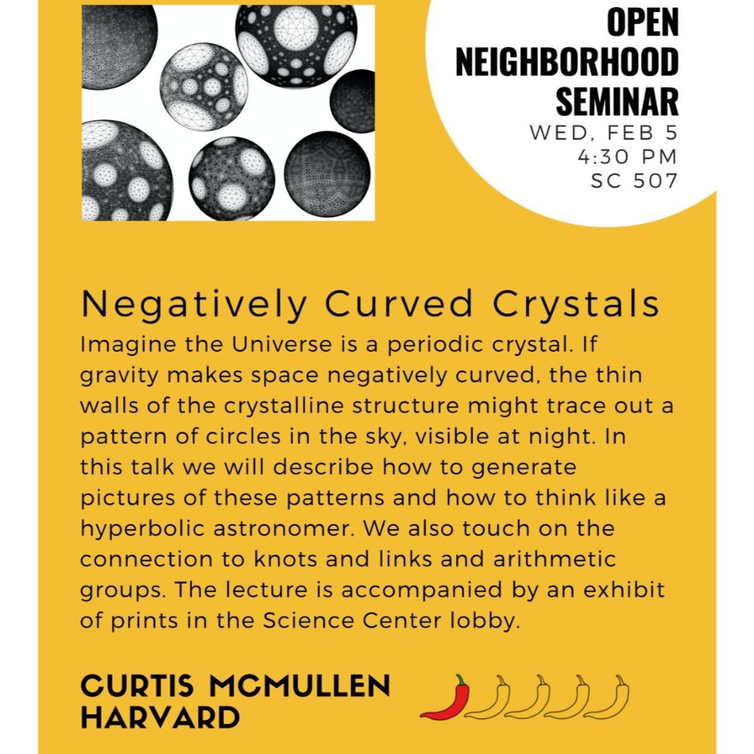 Harvard Math Undergraduate Events tweet media