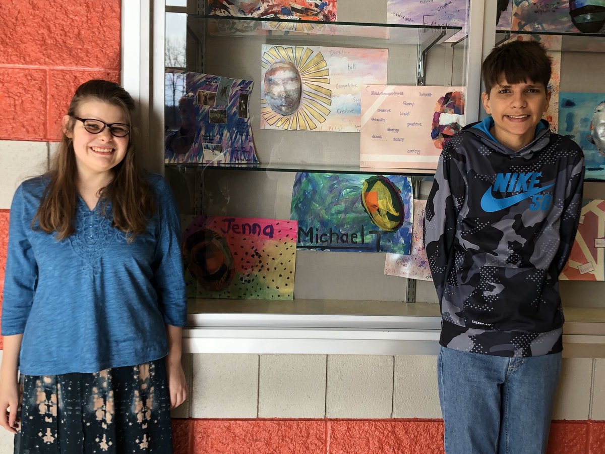 SPearlmutter's tweet image. Proudly displaying their beautiful artwork! #werbwms #inspireandguide