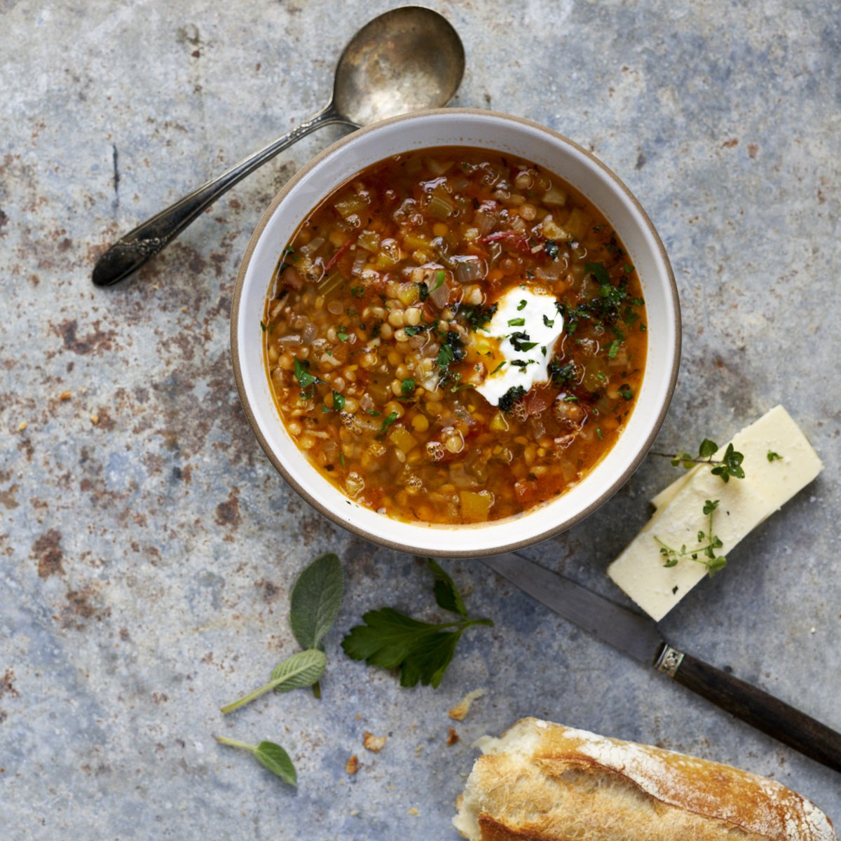 MacrinaBakery's tweet photo. Nothing beats hearty soup on a cold winter's day. That's why we're making Lentil Bacon Soup from our cookbook, Seasons Macrina Bakery. https://t.co/S2t4NusONC
#macrinabakery #seasonsmacrinabakery #eatlocalseattle #lentilbaconsoup #wintersoup #seattlecafe #cookbook https://t.co/iJAqFRwVn7