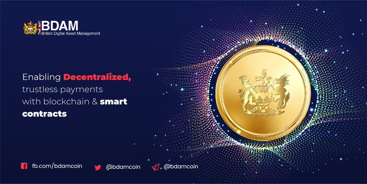 bdamcoin's tweet photo. Do you know that BDAM enables decentralized and trustless payments by utilizing the power of blockchain and smart contracts? Check out our white paper at https://t.co/4oDt0KIUby to know more!
#bdamcoin #bdam #topieo #topcrypto #topexchange #blockchain #cryptotrading https://t.co/X4hKPgHa1K