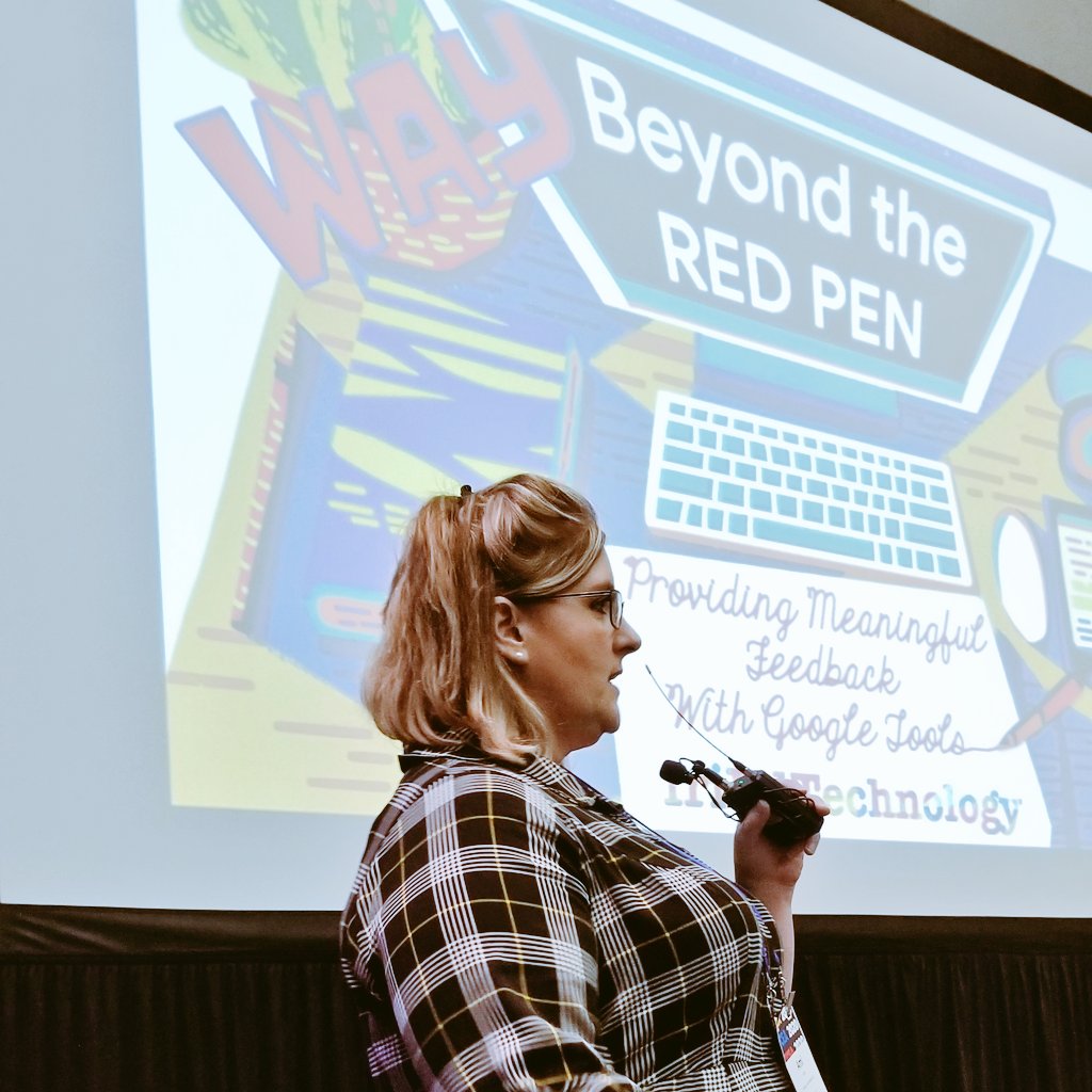 I am EXCEPTIONALLY proud of my friend, <a href="/AmiLRuby/">Ami Lopez</a> for presenting at #TCEA20 with my other friend, <a href="/friEdTechAmy/">Amy Mayer</a> They have been partnering for the past 5 years to develop this idea. #proudmoment #friedfan #cfisdspirit <a href="/CFISD712ela/">CFISD712ela</a>